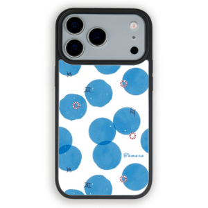 'Blue On White Cute Dots'