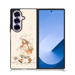 Flower Rain Girl - Fold & Flip