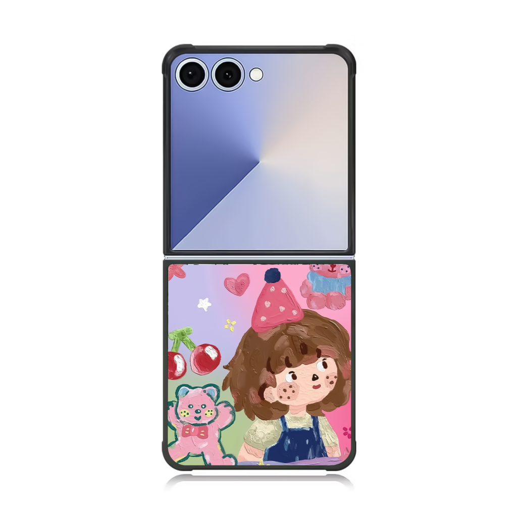 Water Color Girl - Fold & Flip - Image 2