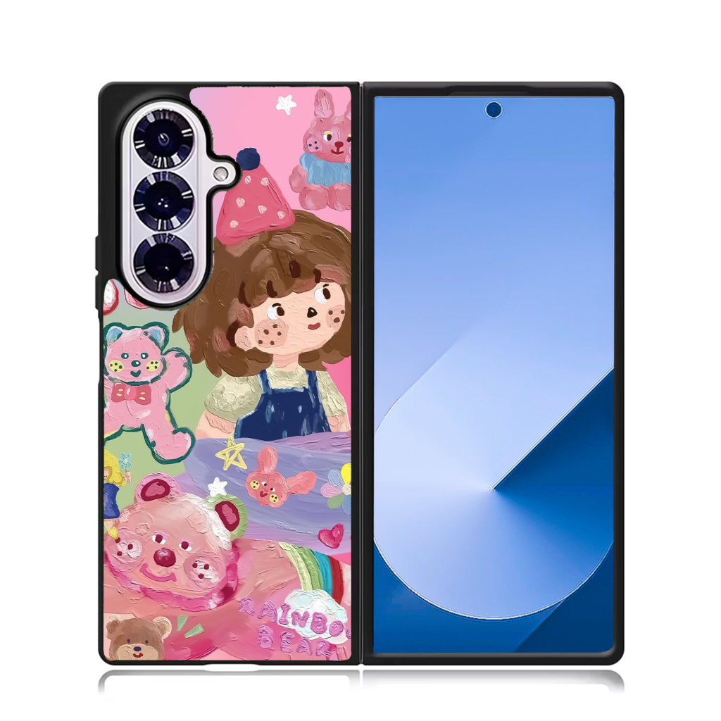 Water Color Girl - Fold & Flip